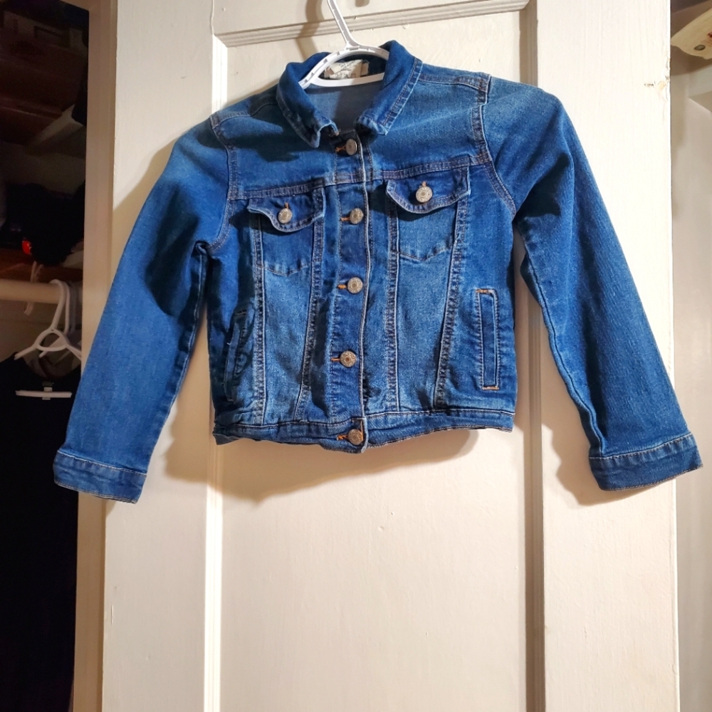 Girls Soho blue denim jacket